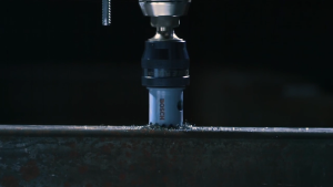 BOSCH BIM Bi-Metal / Pro Sheet Metal Hole Saw For Metal With Power Change Mandrel Hex 3/8" (8.7mm) | SDS Plus and Pilot Bits