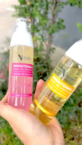 Body Oil Essence ออยล์บำรุงผิว หอมติดผิว เพิ่มผิวขาวใส Serum Whitening 100 ml (NS)