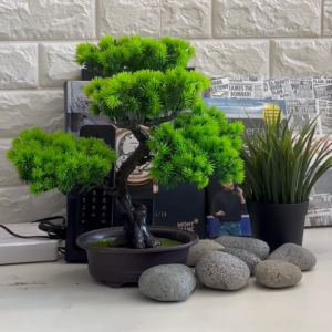 OSUKI Bonsai Tree Artificial Potted Plant 30 x 29cm - T Model