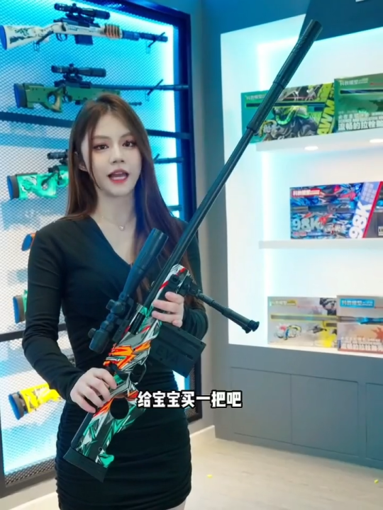 toy gun AWM 98K ปืนของเล่นเด็ก ปืนกระสุนอ่อน ปืนกระสุนโฟม  ปืนสไนเปอร์ ชักทีละนัด ยิงระยะไกล ระยะยิง 15 เมตร ของเล่นเด็ก
