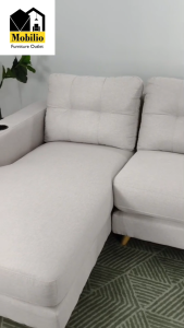 โซฟา L-Shape รุ่น " BOSTON บอสตัน " แถมสตูล รุ่น พอมเมล