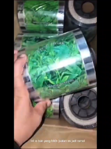 Plastik Lid Cup Murah Plastik Sealler Cup isi/roll 1000 pcs Banyak Variant Motif