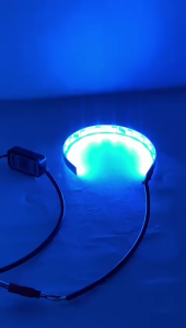 LAMPU LED ALIS DEMON EYE LAMPU DEVIL EYE RGB CONTROLLER KONEKSI BLUETOOTH 12 LED 12V DC 23CM