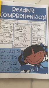 Worksheet Reading Comprehension For Early Reader