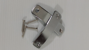 เหล็กชิดเท้าแบบเหลี่ยมและแบบวงรี  สีเงิน อย่างดี!! สวยงาม เงางาม คงทน แถมฟรี!! น็อตยึดจำนวน 4 ตัว พร้อมส่ง!!