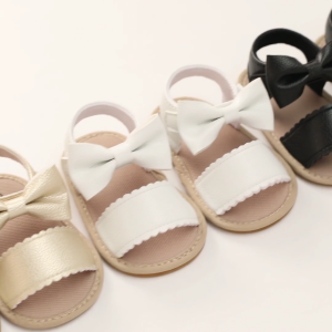 Summer New White Newborn Baptismal Shoes For Baby Girls With Non Slip Soles And Baby Walking Shoes