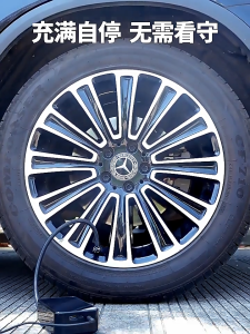 เครื่องปั๊มลมยางรถยนต์ไฟฟ้า เครื่องปั๊มลมไฟฟ้า แบบพกพา 4000mah 150PSI S72