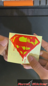 Stiker Superman darah Sticker Superman is Death