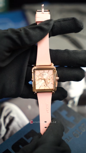 Jam Tangan Wanita Expedition Multifunction EXP EX 6618 BFRRGPN Rosegold Dial Pink Rubber Strap