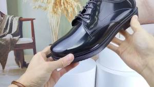 Water fish brand mens work shoes Work shoes  PVC material soft comfortable security shoes