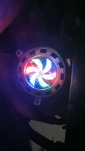 Đèn led trang trí gắn nắp quạt xe máy