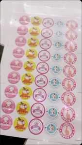Stiker Chromo-Stiker Label-Stiker Bulat-Stiker Custome-Stiker Bebas Request-Stiker Variasi