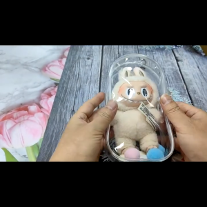 แพ็คเกจแสดงตุ๊กตา กล่องใส่ labubu ถุงแขวนตุ๊กตา แขวนกระเป๋า พวงกุญแจ ใหญ่ กันฝุ่น กันเลอะ