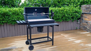 Large Heavy Duty BBQ: Automatic Rotary Smoker & Party Grill