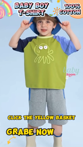 Buy3 Free2 BabyZoom Baby Boy Cotton T Shirts 5pcs Blouse Pajama Shirt Kids Boys Clothes Top Short Sleeve baby boy outfit dress for baby boy OOTD Cotton T-shirt Comfortable Soft 0-6Y COD T-shirt for kids/Teen/Boy tops for boy Printed T shirt Random design