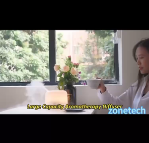 HOB 500ML 7 Color LED Air Humidifier WITH/WITHOUT Remote and Aroma Therapy Essential Oil Diffuser