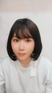 Ryuuta Wig Lolita Hana Bob Blow Poni Tipis Korea Kawaii Ulzzang