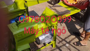 Máy tẻ ngô 15kw động cơ việt nam