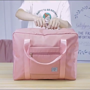 สไตล์เกาหลี กระเป๋าขนาดใหญ่สำหรับเดินทาง กันน้ํา สะดวกในการพกพา กระเป๋าเดินทางกีฬา