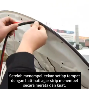 XYKJ 10M List Karet Pintu Mobil Karet Pintu Mobil Strip Seal Karet Kaca Mobil Debu Suara Noise Reduction