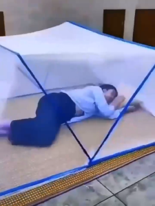 มุ้งพับกันยุง สำหรับการพับและพกพา สำหรับเด็กและผู้ใหญ่ มุ้งครอบเตียง ไม่ต้องประกอบ พับเก็บได้ พกพา Bed mosquito net