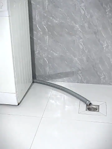 5Pcs PVC Pembuangan Air Mesin Cuci Selang Mesin Cuci Klem Selang/Tempel Dinding