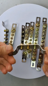 บัสบาร์ทองเหลือง บาร์กราวด์ บาร์นิวทรัล บัสบาร์ กราวด์ Busbar Ground Bar (B215)