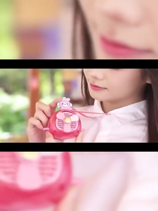 USB Portable Aminal Sling Bladeless Fan ~ Cute Pet Pilot Fan