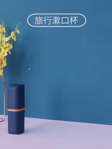 Simple Household Toothbrush Cup Creative Lovely Portable Dental Cask Cup Can Be Split Travel Kit for Lovers