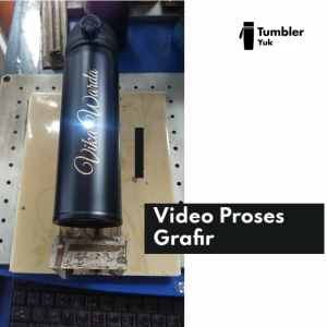 Tumbler Minum Custom Niagara Glossy Bahan Stainless Free Grafir Nama & Logo Untuk Kado Souvenir