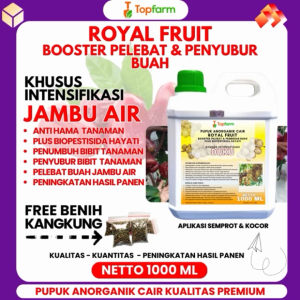 Pupuk Topfarm / Pupuk Jambu Air Terbaik / Pupuk Booster Jambu Air / Pupuk Booster Untuk Jambu Air / Pupuk Booster Buah Jambu Air / Pupuk Organik Booster Jambu Air / Pupuk Khusus Buah Jambu Air