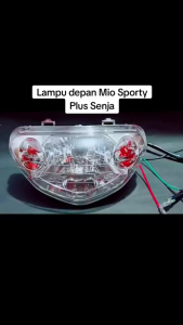 LAMPU DEPAN REFLEKTOR MIO SPORTY LAMA KOMPLIT PLUS SENJA
