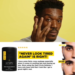 LUMIN | Men’s Dark Circle Defense Balm Anti-Aging Korean Eye Cream - Reduce Dark Circles Fine Lines & Wrinkles