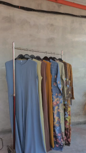 Gamis Elegan Motif Floral Bahan Mikrotik Ukuran Jumbo UP TO LD 140