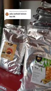 Bubuk Minuman Regular Rasa Original Tea Powder Drink Reguler Teh Original