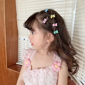 [HCM] Set 10 Kẹp Tóc Mini Hình Bông Hoa Xinh Xắn Dành Cho Bé Gái-GL314
