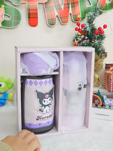 Original BeddyBear 3D Retro Series Insulated Thermos Flask Stainless Steel 316 Water Bottle Dual Usage 600ml