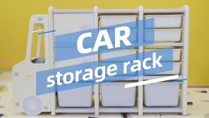 Kệ nhựa để đồ chơi cho bé Babypods mẫu ô tô