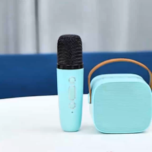 【COD】Speaker Mini Bluetooth 2 mic 1 Karaoke /Speaker Bluetooth Plus Mic Aktual /Mini Full Bass Portable Wireless