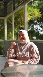 Siselyo Marsha List Midi Dress – Dress Oversize Kekinian – Dress Knit Jumbo Lengan Panjang – Gamis Muslim