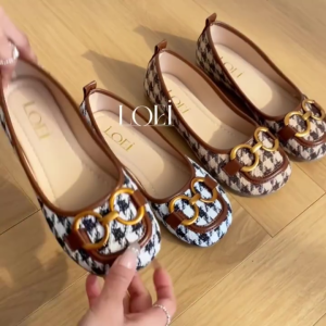 LOEI Taylor Flatshoes Wanita Sepatu Balerina Kekinian 1619