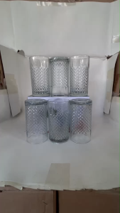 Gelas Kaca Citinova Nigita ulir (6 PCS) 410 ml