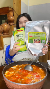 Bột Chanh Chavi tiết kiệm cho quán nấu Lẩu-Mì cay-1Kg [NHÀ CUNG CẤP]