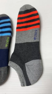 Masterpolo 3 Pairs Basic Stripe Low Cut Sock Ankle Socks Stokin Pendek Stoking Cotton