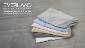 Everland ปลอกหมอน หนุน ผ้า เทนเซล ปลอกหมอนลดสิว ปลอกหมอนกันไรฝุ่น ปลอกหมอนสุขภาพ