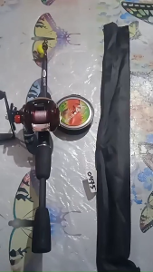 Set Joran Pancing 1.8/2.1/2.4M 6/7/8 Bagian Joran Pancing 7.2:1GR Joran Pancing Tangan Kiri/Kanan Roda Lempar Gratis Senar Pancing Umpan