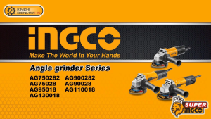 Máy mài góc cầm tay INGCO AG900282 900W công tắc đuôi AG750283 750W công tắc trượt AG750282 750W công tắc đuôi.