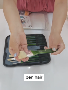 Radius K Gift grade packaging Professional Nylon Paint Brush 10pcsOil Brush Pen Set for PaintingAcrylic Watercolor Brushes