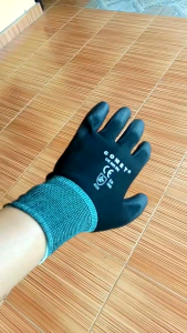 12 Pasang Sarung Tangan Kerja Safety Lapis Karet 1 Lusin Grosir