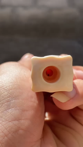 Pipa GG Asli Lokal Panjang 12cm Model Kotak Blimbing Tebal Mulus